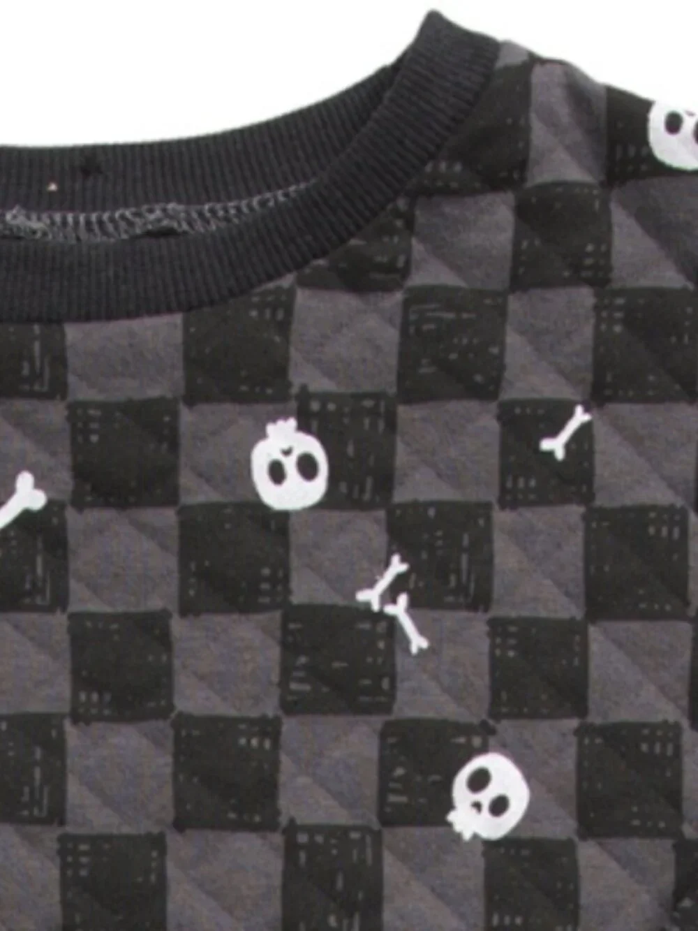 NWT Lila & Jack Checkered Skull Lounge Set Size 4